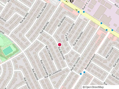 Location of Haute Gestion des Entreprises Inc at 8547 Rue Bonnivet, Saint-Léonard