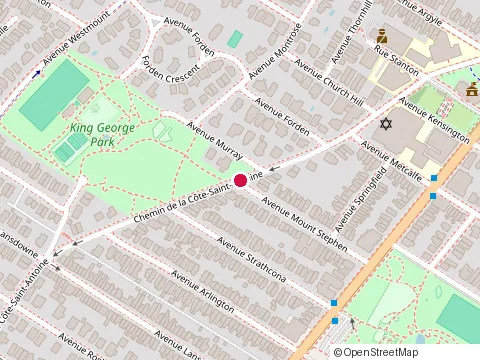 Location of Healthybud at 206 chemin de la Cote-Saint-Antoine, Westmount