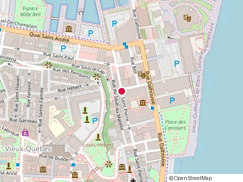 Location of Hebert & Assoc at 83 Rue St-Pierre, Québec