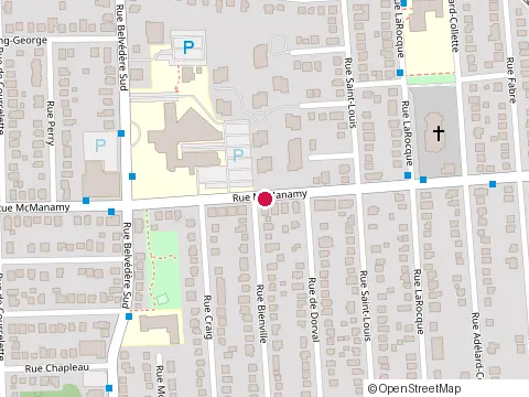 Location of Helene Belanger at 490 Rue Mcmanamy, Sherbrooke