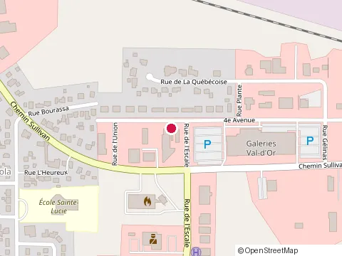 Location of Helice Abitibi at 1480 4E Av, Val-d'Or