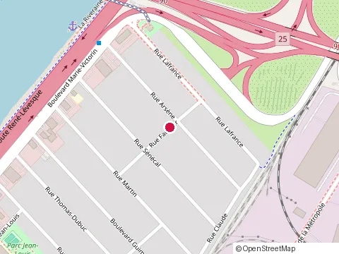 Location of Henri Désormeaux at 2381 Rue Faucher, Longueuil