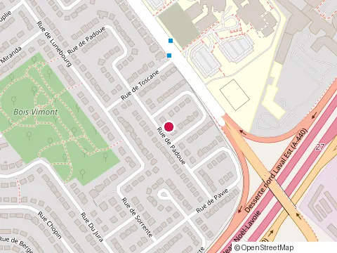 Location of Herbtrail at 1483 Croissant d'Oxford, Laval