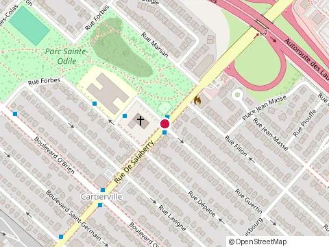 Location of Herteleer Robert at 4300 Rue de Salaberry, Montréal