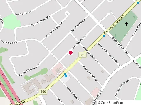 Location of Hg Horticulture at 544 81E Rue O, Québec