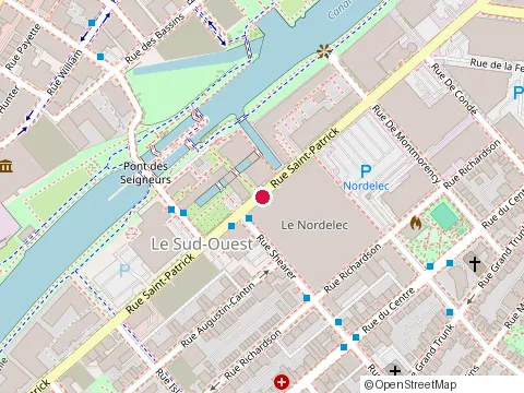 Location of Hga Sencrl at 1689 Rue Saint-Patrick Bureau 107, Montréal
