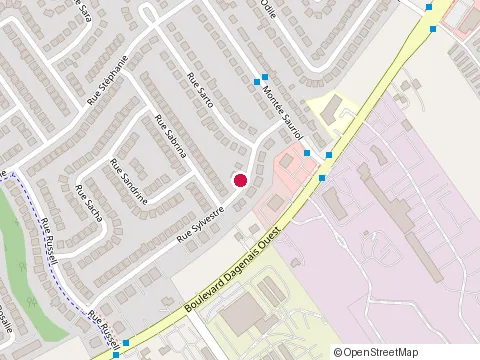 Location of Hilda Permanent Beauty at 684 Rue Sarto, Laval