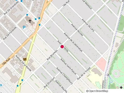 Location of Hl Construction at 1400 avenue Bardy, Québec