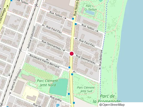 Location of Homa Auto at 9017 Rue Notre-Dame E, Montréal
