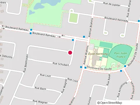 Location of Home Renovation at 141 Rue Beethoven, Châteauguay