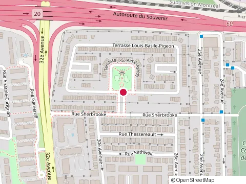 Location of Home Renovation Vandoff Inc at Tsse Terr. Louis Basile Pigeon 240, Montréal
