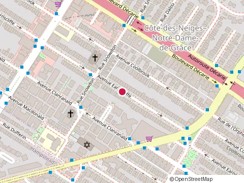 Location of Homeopathy Office at 4541 Earnscliffe Ave, Montréal