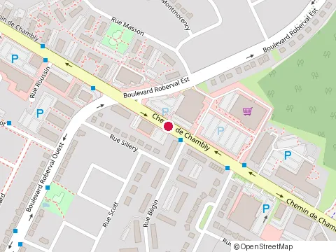 Location of Hong Kong Cafe at 3110 chemin de Chambly, Longueuil
