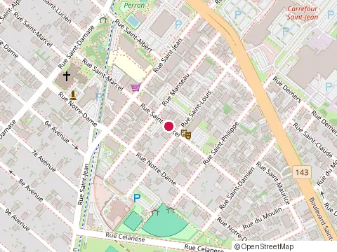 Location of Hooksdemolition at 140 Rue Manseau, Drummondville