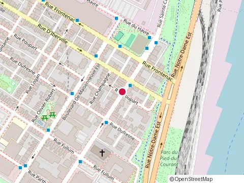 Location of Hotafrica at 2433 St Catherine St E, Montréal