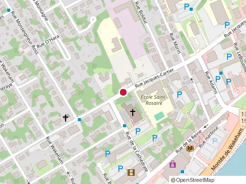 Location of Hôtel Plante at 137 Rue Jacques Cartier, Gaspé