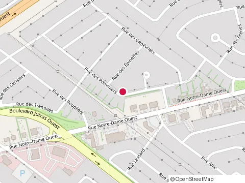 Location of Houle Construction at 208 Rue des Pommiers, Victoriaville