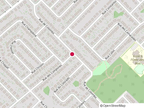 Location of Houle Fenestration Inc. at 1376 Rue des Comptines, Québec