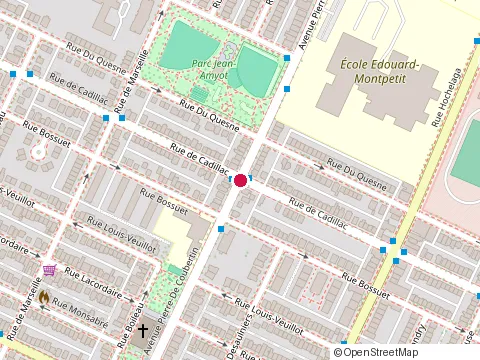 Location of Hp Services Comptables at 2646 Rue de Cadillac, Montréal
