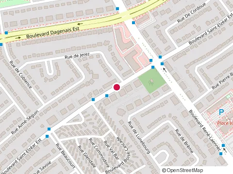 Location of Hplus Services Comptables at 302-196 boulevard Saint-Elzéar E, Laval
