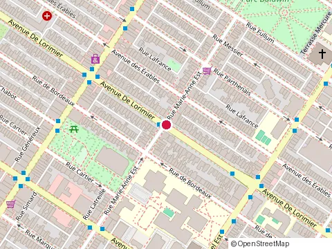 Location of Hs Construction at 4377 avenue de Lorimier, Montréal