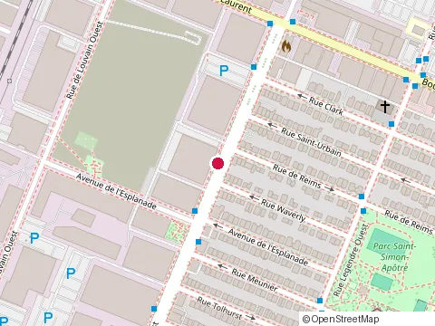 Location of Hsa Construction at 125 Rue Chabanel O #320, Montréal