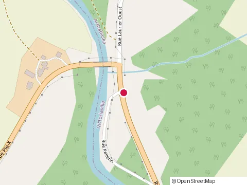 Location of Hugues Parenteau Md Inc at 55 Rue Laurier O, Victoriaville