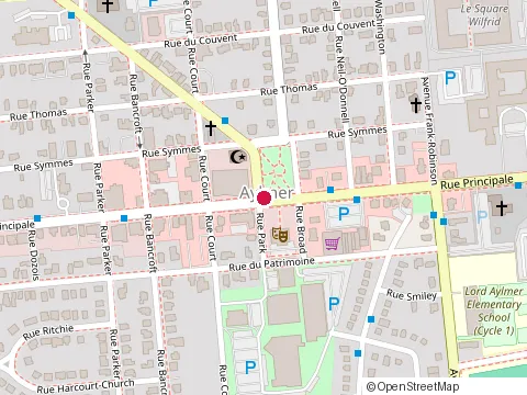 Location of Hümour Basoche at 120 Rue Principale, Gatineau