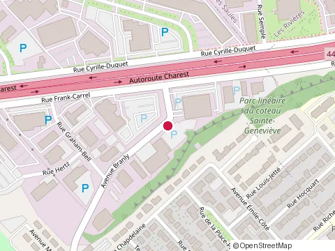 Location of Hydrotherm at 2073 avenue Branly Local 208, Québec
