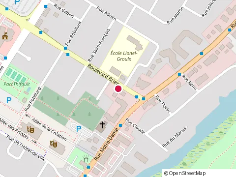 Location of Hypnose Thérapeutique - Repentigny at 10 Boulevard Brien, Repentigny