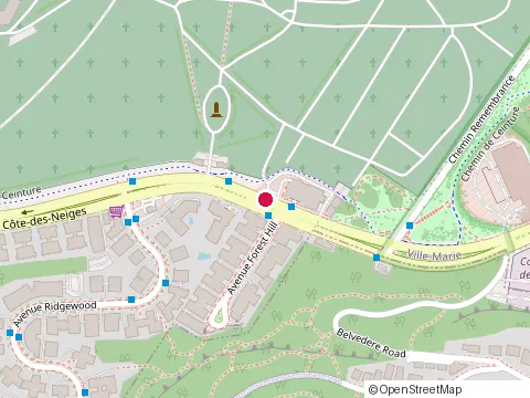 Location of Icare Immigration at 508-4500 chemin de la Côte-des-Neiges, Montréal