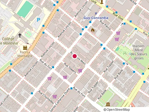 Location of Ici Restaurant Coréen at 1413 Rue Saint-Marc, Montréal