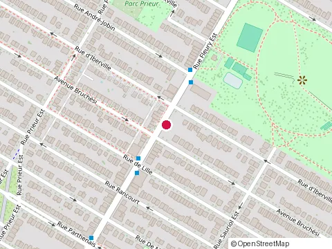 Location of Icomedic Canada at 2476 Rue Fleury E, Montréal