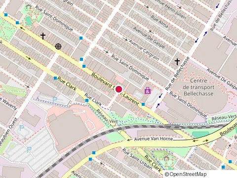 Location of Il Pazzo Chaneb at 6240 boulevard Saint-Laurent, Montréal