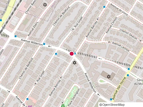 Location of Il Rincontro at 6675 avenue Wilderton, Montréal