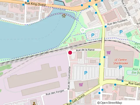 Location of Ilo Resto Terrasse at 720 place de la Gare, Sherbrooke