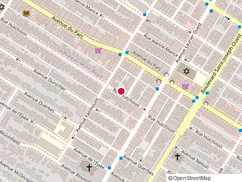 Location of Ilot at 5167 Rue Hutchison, Montréal