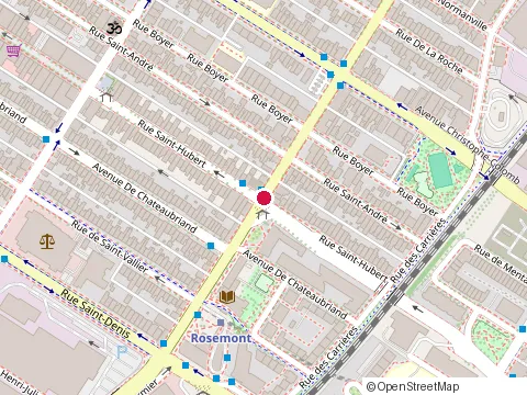 Location of Immeubles Rebo at 5735, Rue Saint-Hubert, Montréal