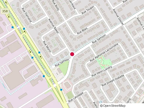 Location of Immeubles Rochefort at 626 avenue Baker, Québec