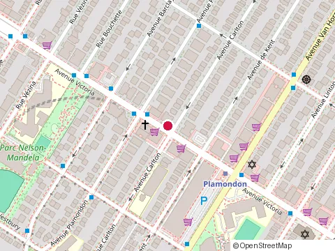 Location of Immigrant Workers Centers at 6420 avenue Victoria, Montréal