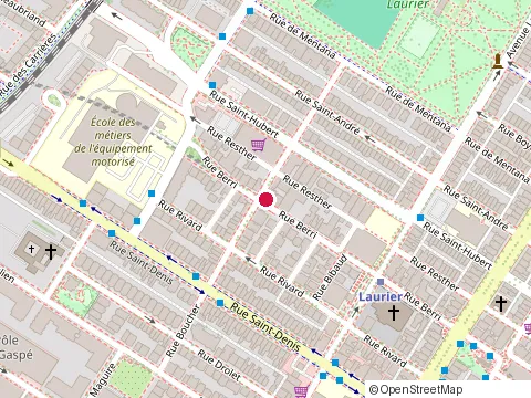 Location of Immigration Canada at 5225 Rue Berri, Montréal