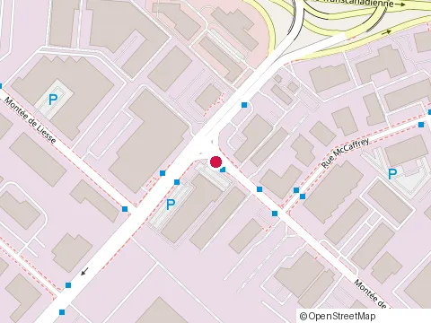 Location of Impact Dynasty Builders at 970 Mnt de Liesse # 203, Saint-Laurent