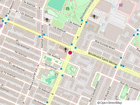 Location of Impact English at 3245 boulevard Saint-Joseph E, Montréal