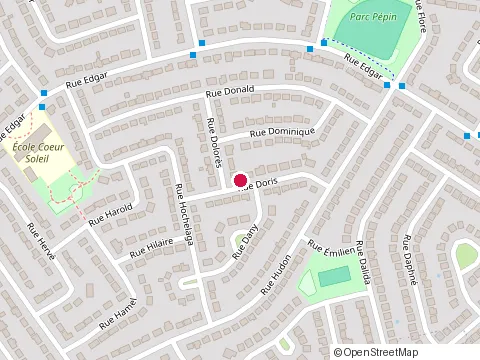 Location of Imparticomp at 3349 Rue Doris, Laval