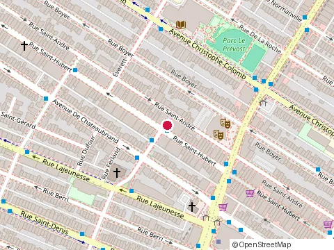 Location of Impot Chang at 7221 Clark, Montréal