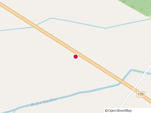 Location of Impôt Mb at 1829 route 170 Laterriere, Québec