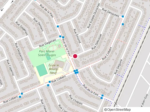 Location of Impôt Repentigny Impot at 120 Debussat, Repentigny