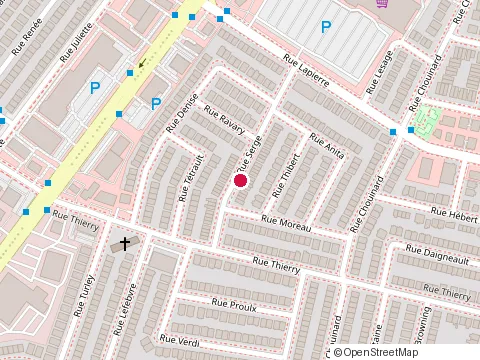 Location of Impotax Lasalle at 7806 Rue Serge, Montréal