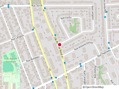 Location of Impôts Jennyfer Lafond at 1125 Rue Langevin, Sherbrooke