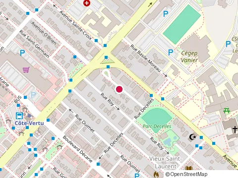 Location of Impôtscann at 801-990 Rue Saint-Francois-Xavier, Saint-Laurent